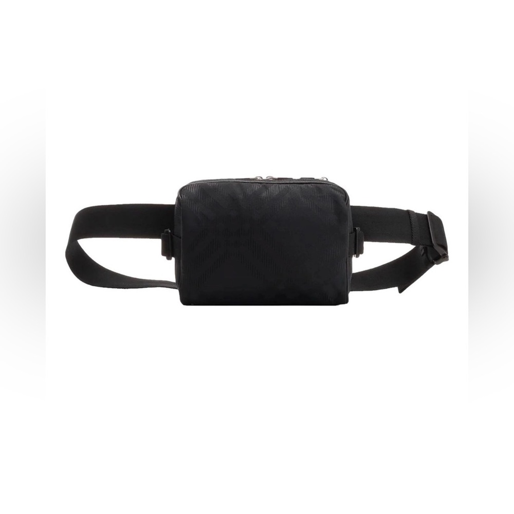 Authentic BURBERRY Check-Jacquard Belt Bag $950